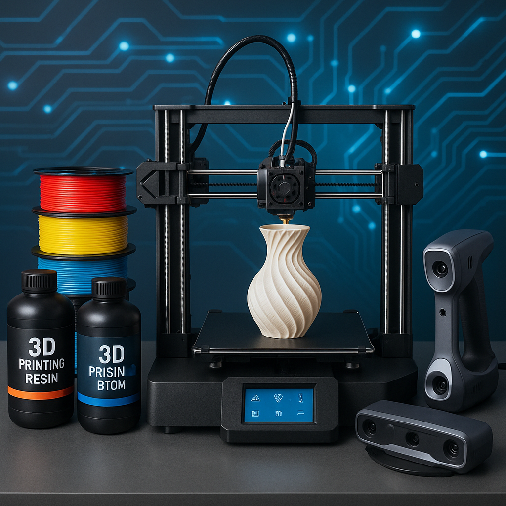 3D printer with filaments, resins, and 3D scanners for daily deals Jan 30, 2026