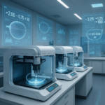 3D printing of prescription lenses in a high-tech optical lab