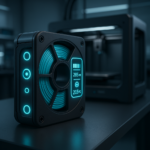 Smart filament cartridge with embedded sensors for 3D printing