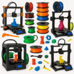 Top 3D printing products including printers, filaments, and accessories