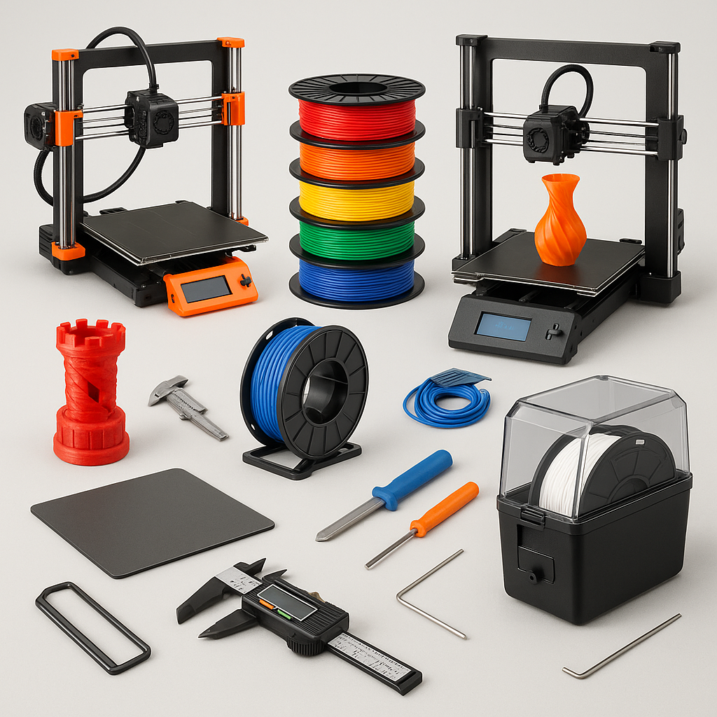 Top 3D printing deals including printers, filaments, and accessories