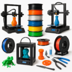 Top 3D printing products including printers, filaments, and accessories