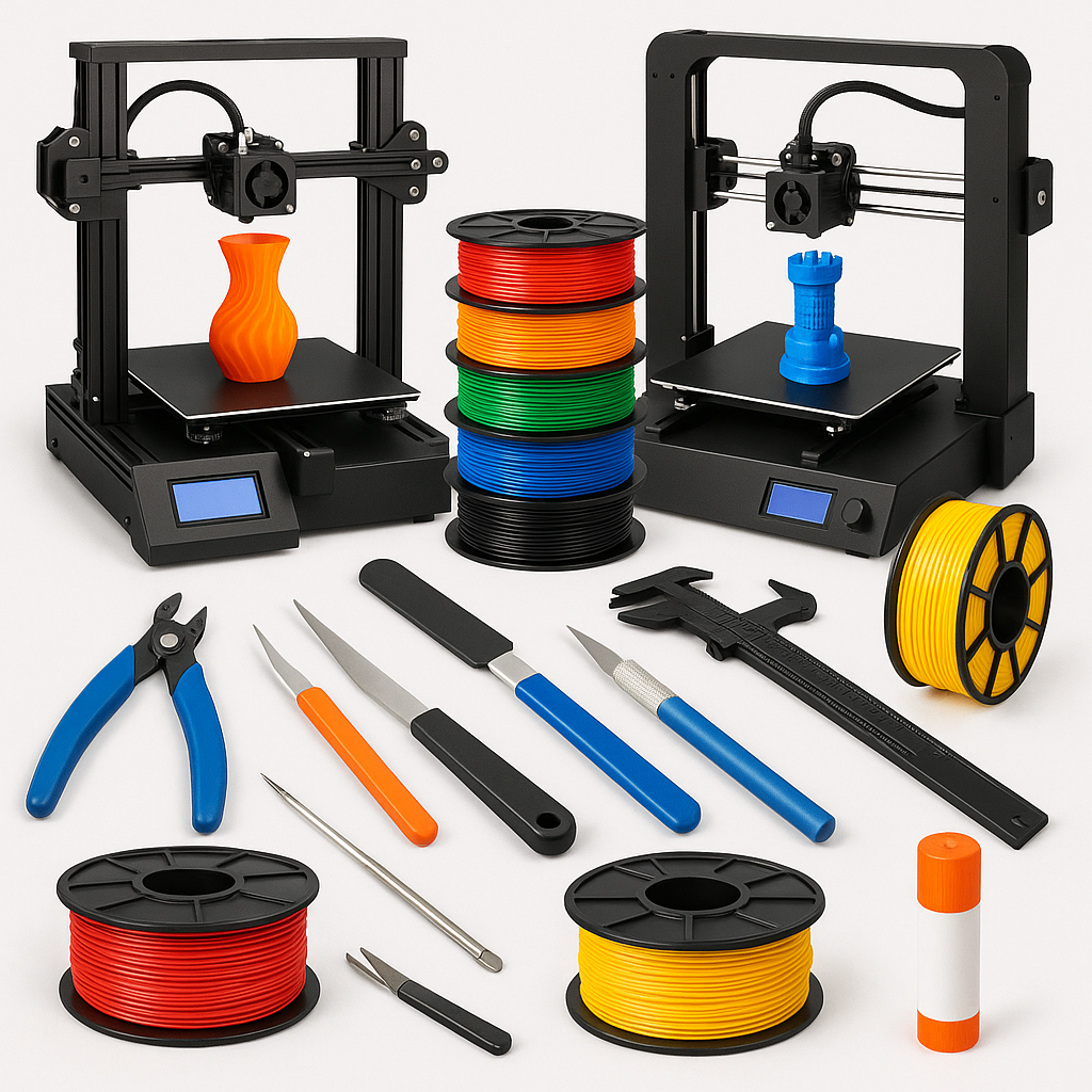 Top 3D printing deals including printers, filaments, and accessories