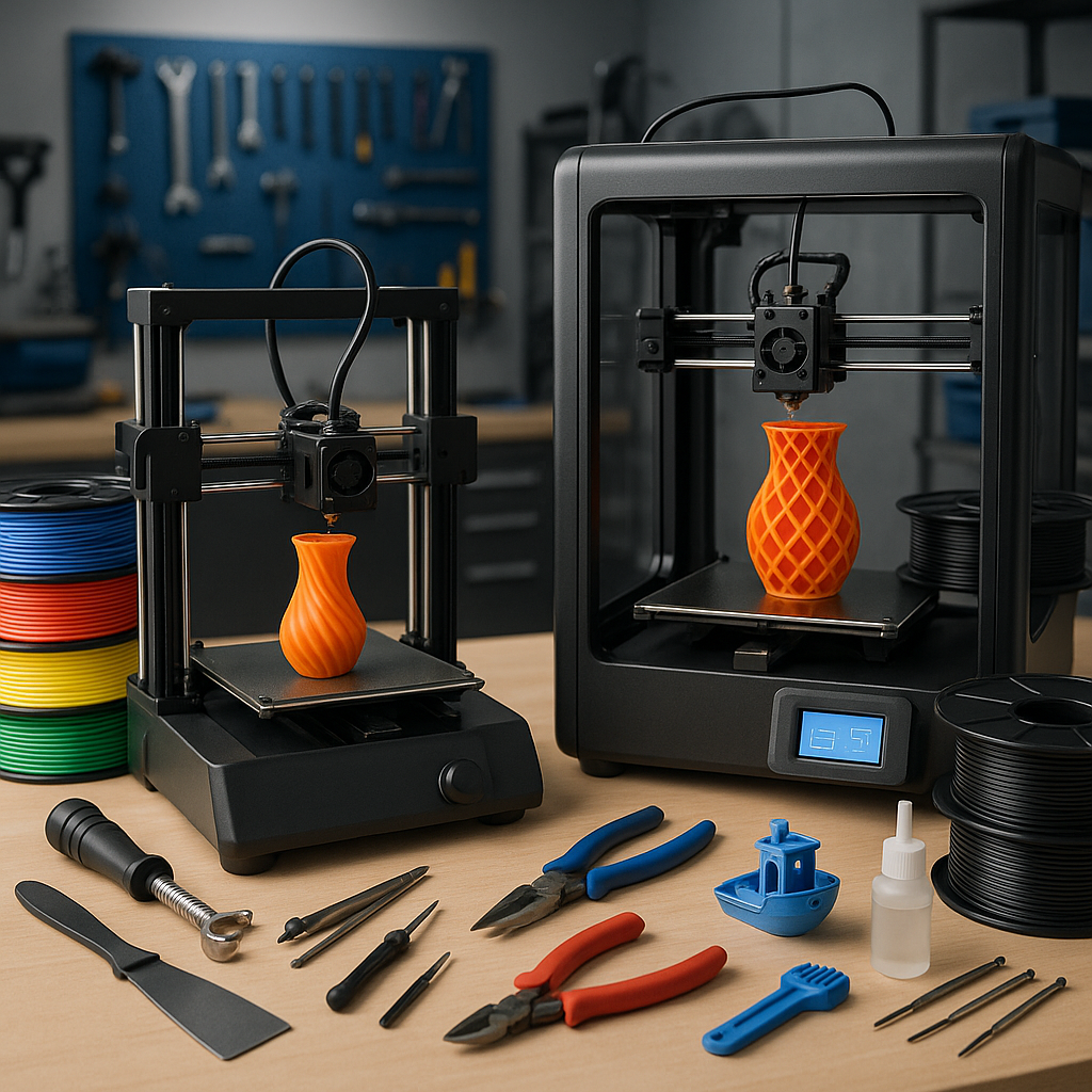 Top 3D printing products including printers, filaments, and tools